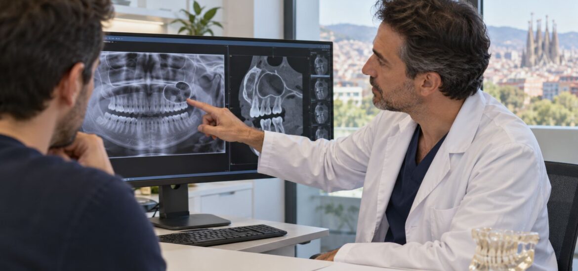 Descubre cómo se estudian los quistes maxilares, qué pruebas utiliza el especialista y qué opciones de tratamiento se valoran en AVR Maxilofacial Barcelona.