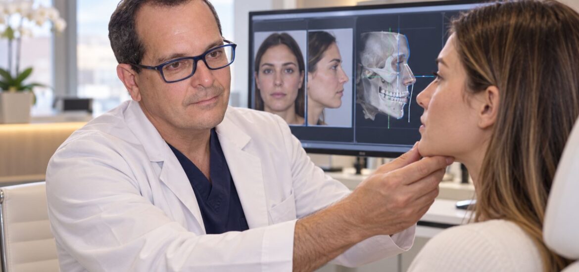 Cuando una persona se mira al espejo suele fijarse en una zona concreta: la nariz, el mentón, la sonrisa o quizá una pequeña asimetría. Una valoración maxilofacial funciona de otra manera.